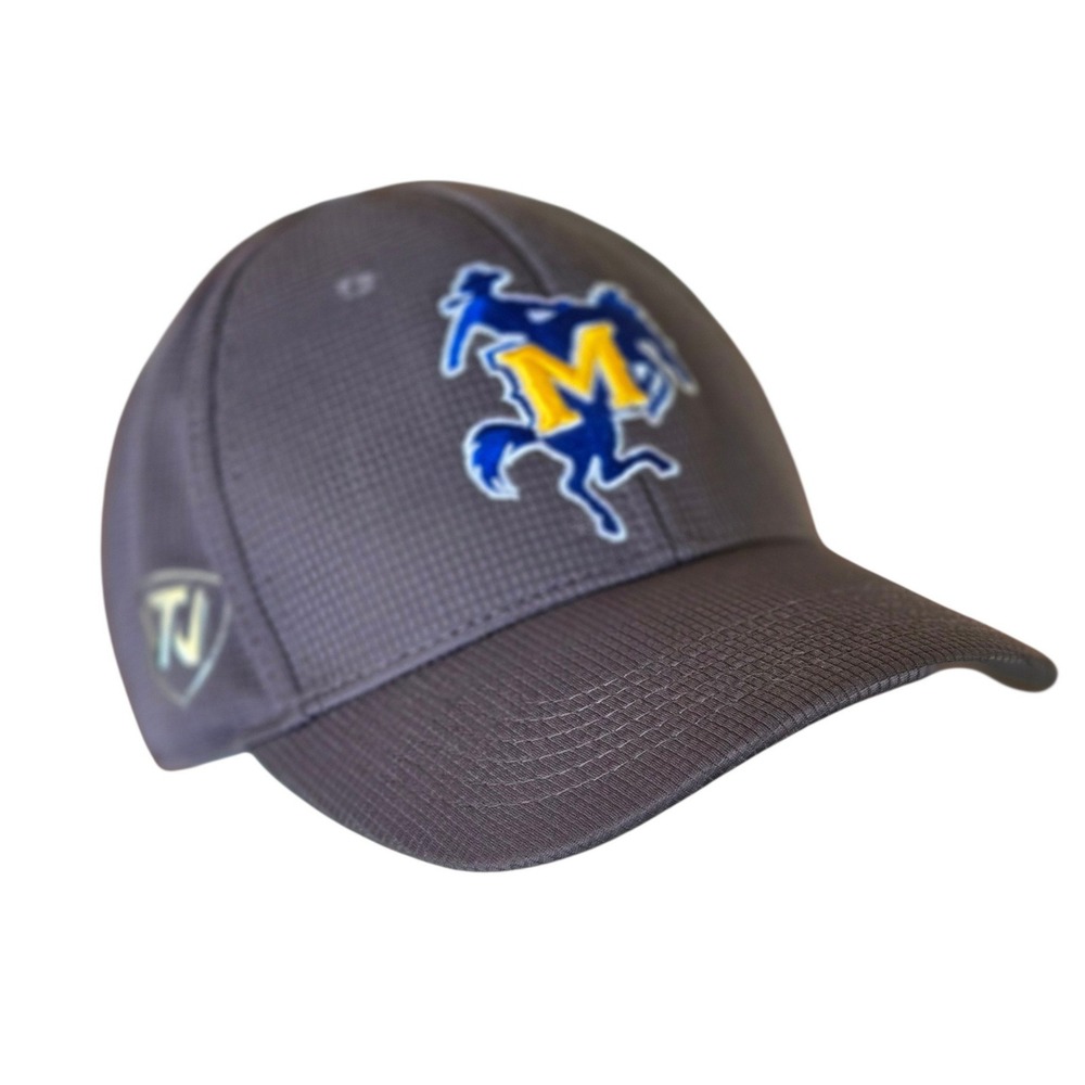 McNeese State Cowboys Top of the World Memory Fit Hat Grey OSFM NCAA Cap